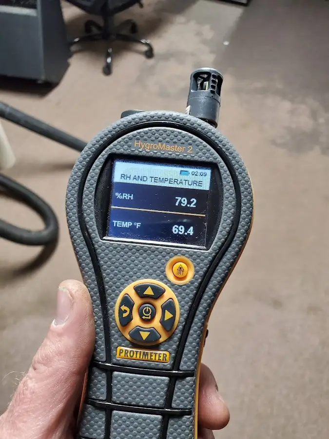 Moisture meter humidity assessment for Fire & Smoke Damage Restoration in East Niles
